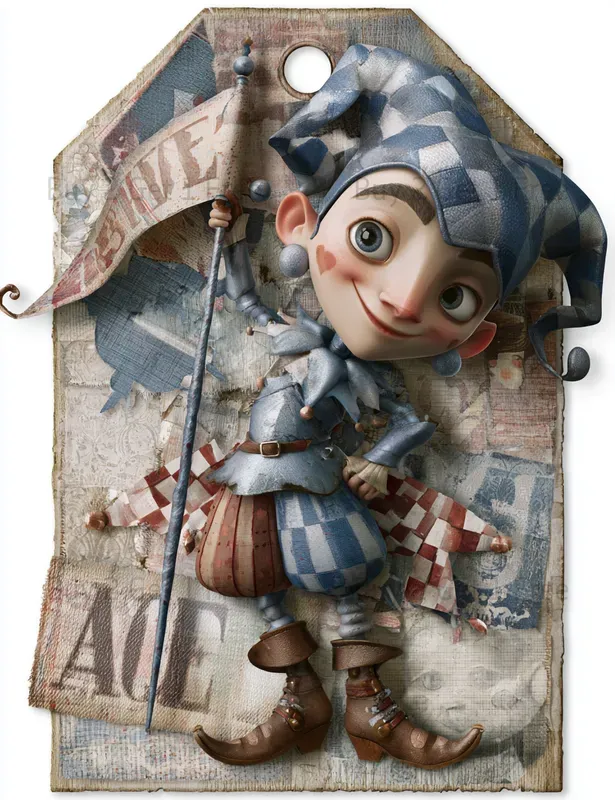 Icy Harlequin Product Tags