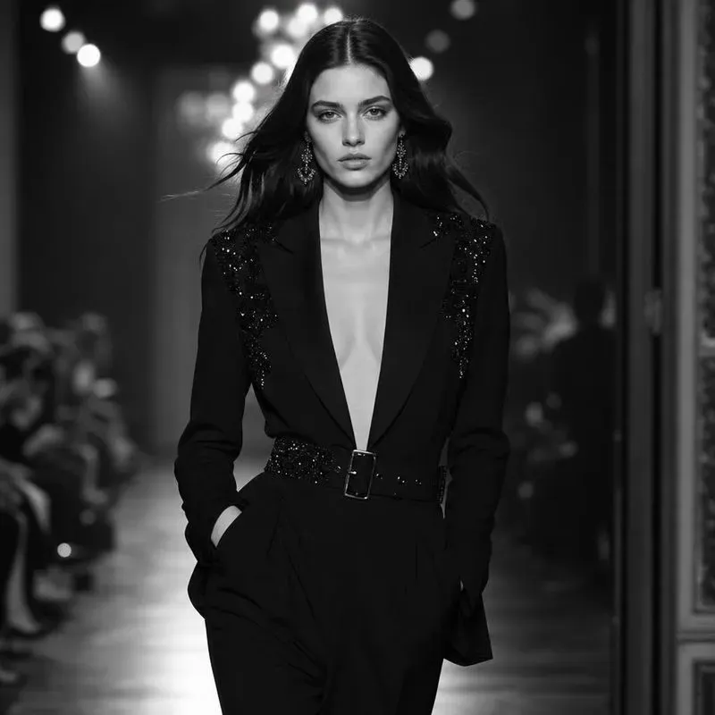 Black White Glamour Fashion Portraits