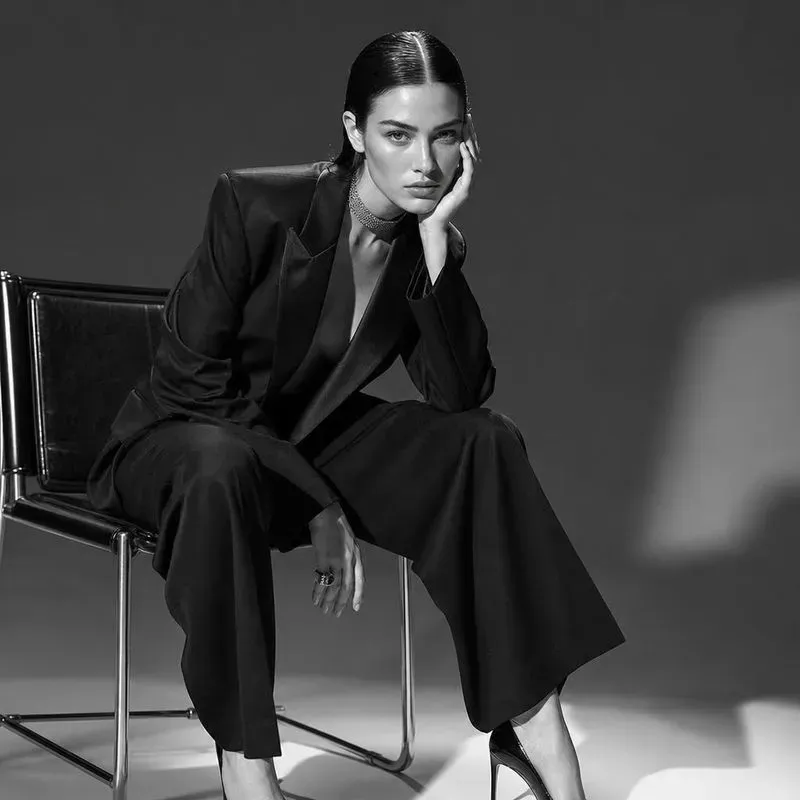 Black White Glamour Fashion Portraits