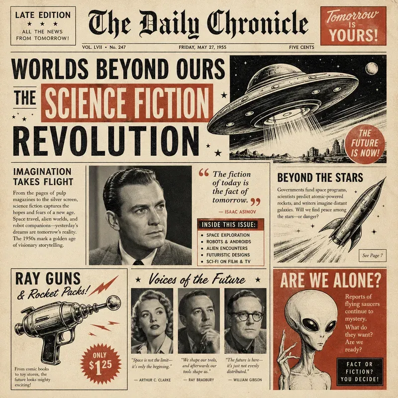 Vintage Newspaper Editorial Designs