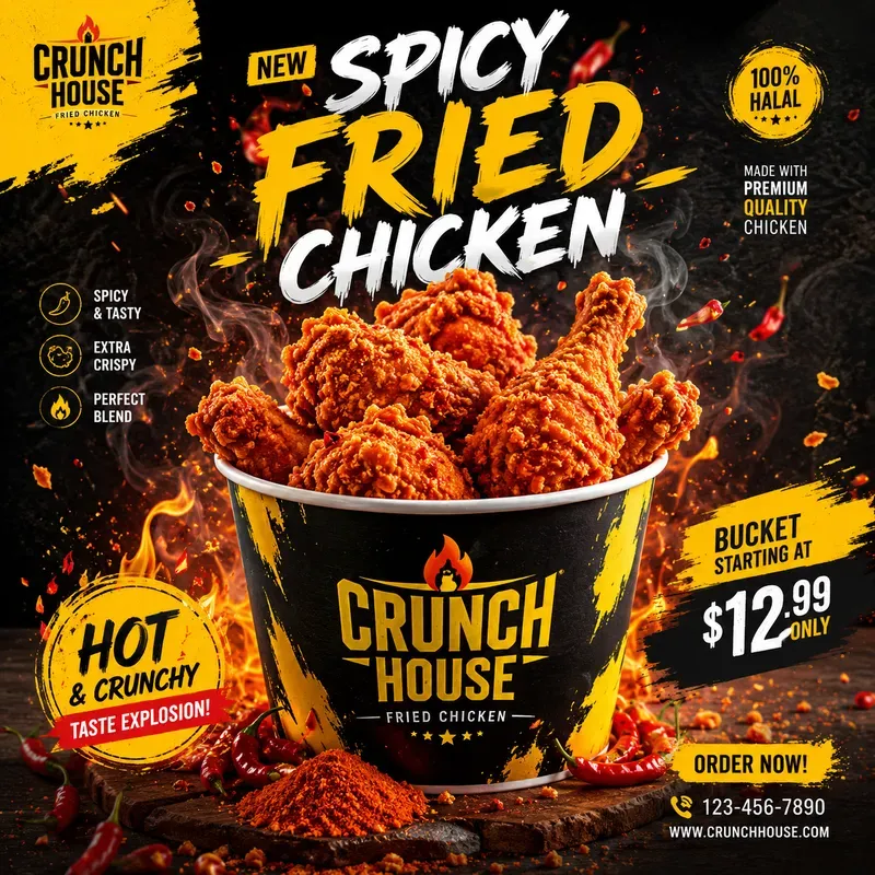 Urban Fast Food Promo Poster Packs