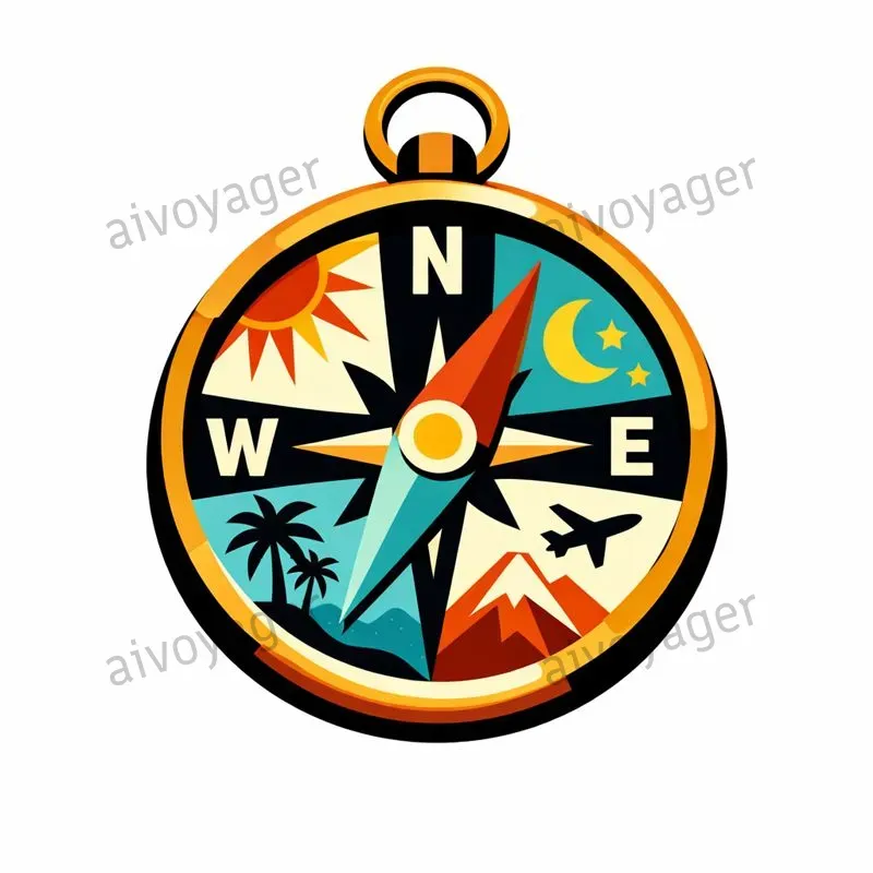 Cinematic Travel Clipart Icons