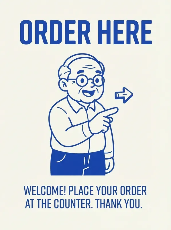 Diverse Characters Store Notice Posters