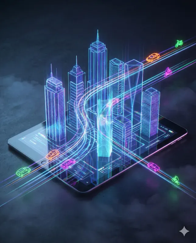 Neon Digital Dreamscapes