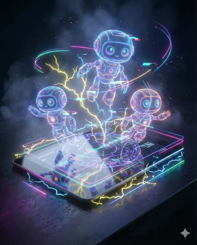 Neon Digital Dreamscapes