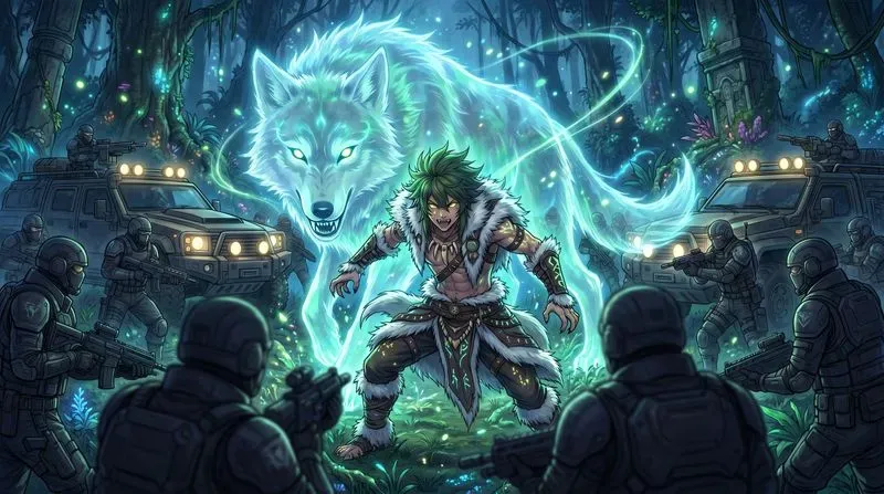 2D Anime Standoff Illustrations