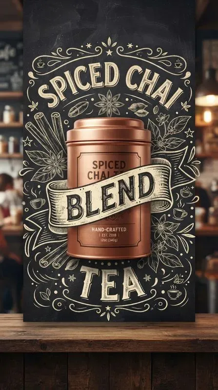 3D Product Chalkboard Cafe Posters