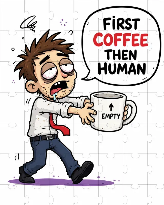 Witty Coffee Daily Struggle Comics