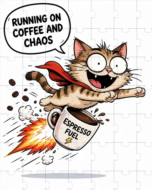 Witty Coffee Daily Struggle Comics