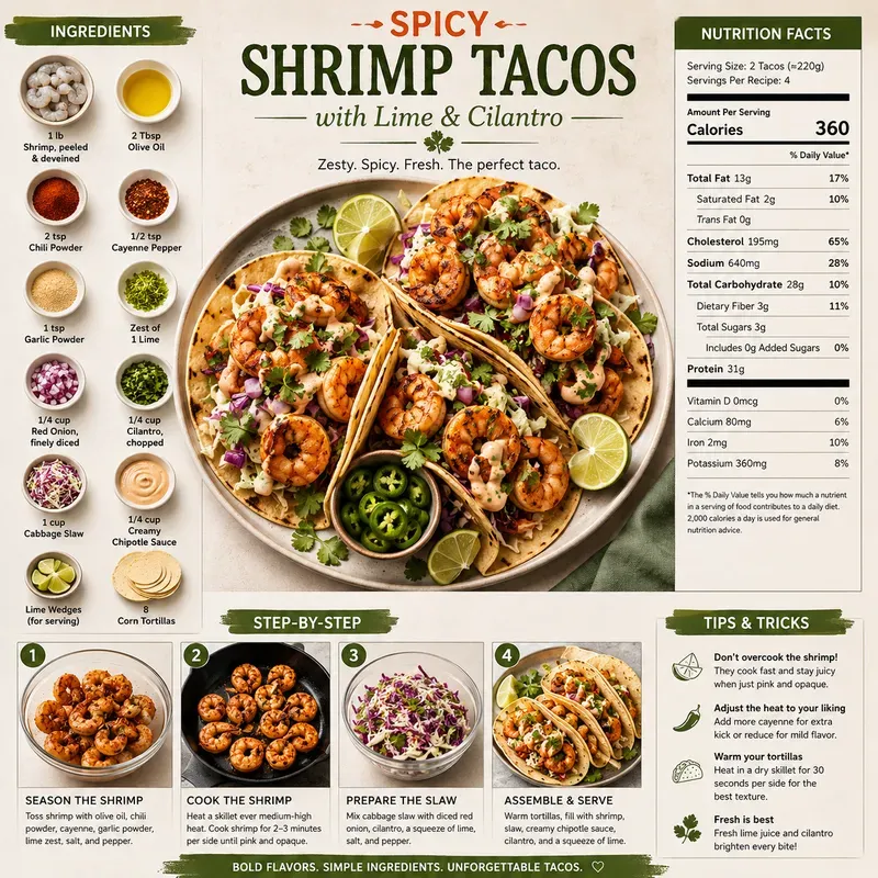 Professional Recipe Infographics