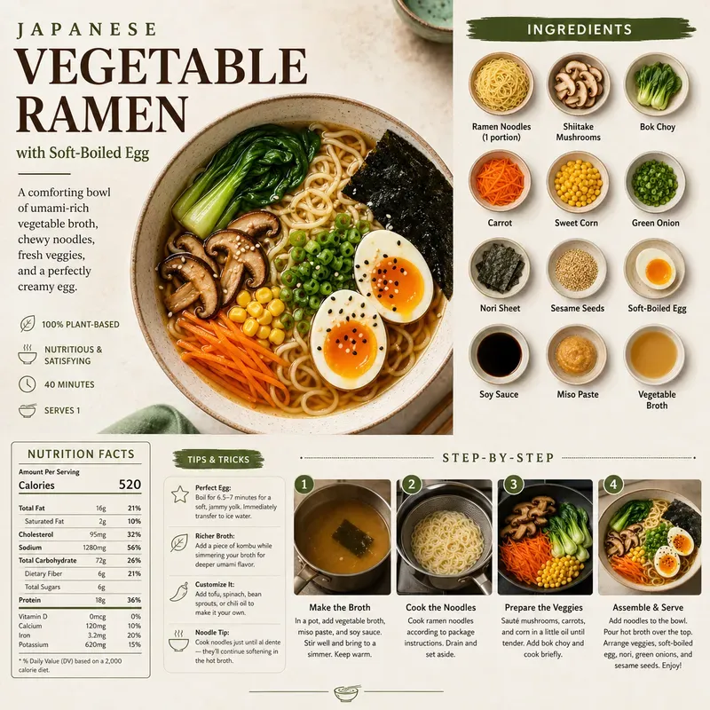 Professional Recipe Infographics