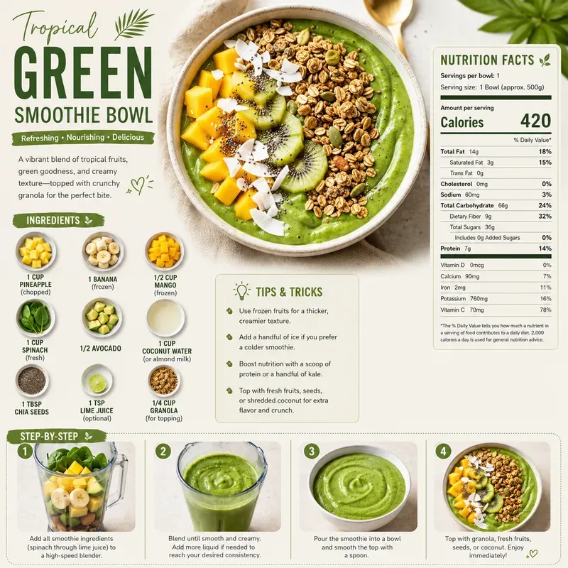 Professional Recipe Infographics