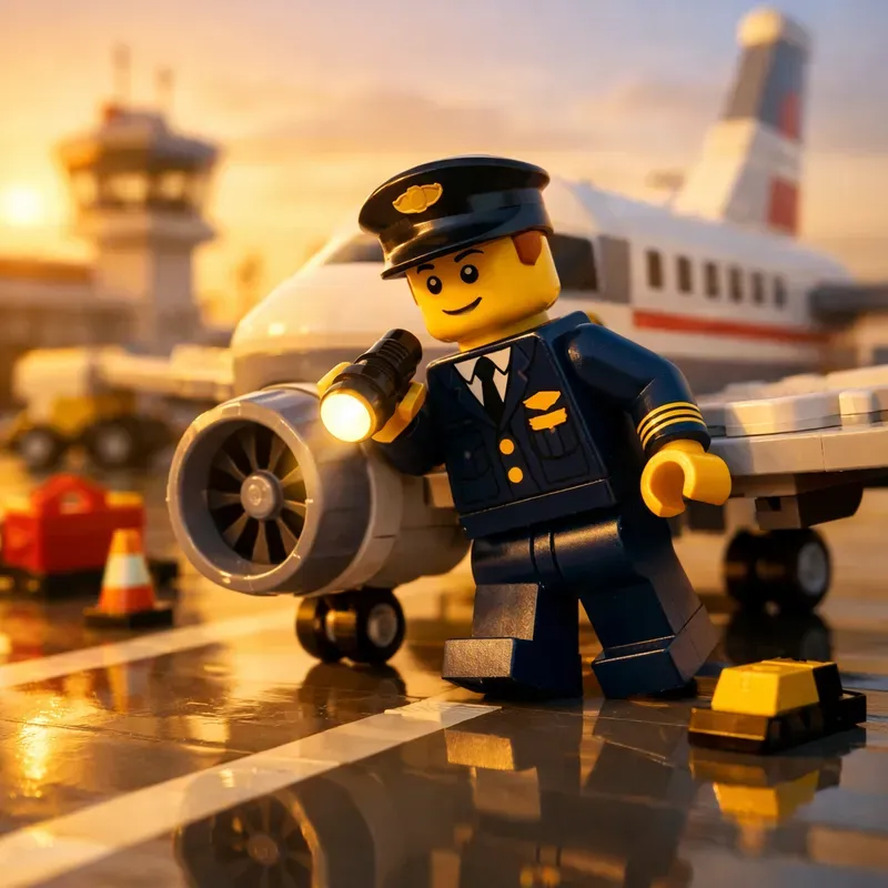 Lego Pilot Lifestyle Cinematic Scenes