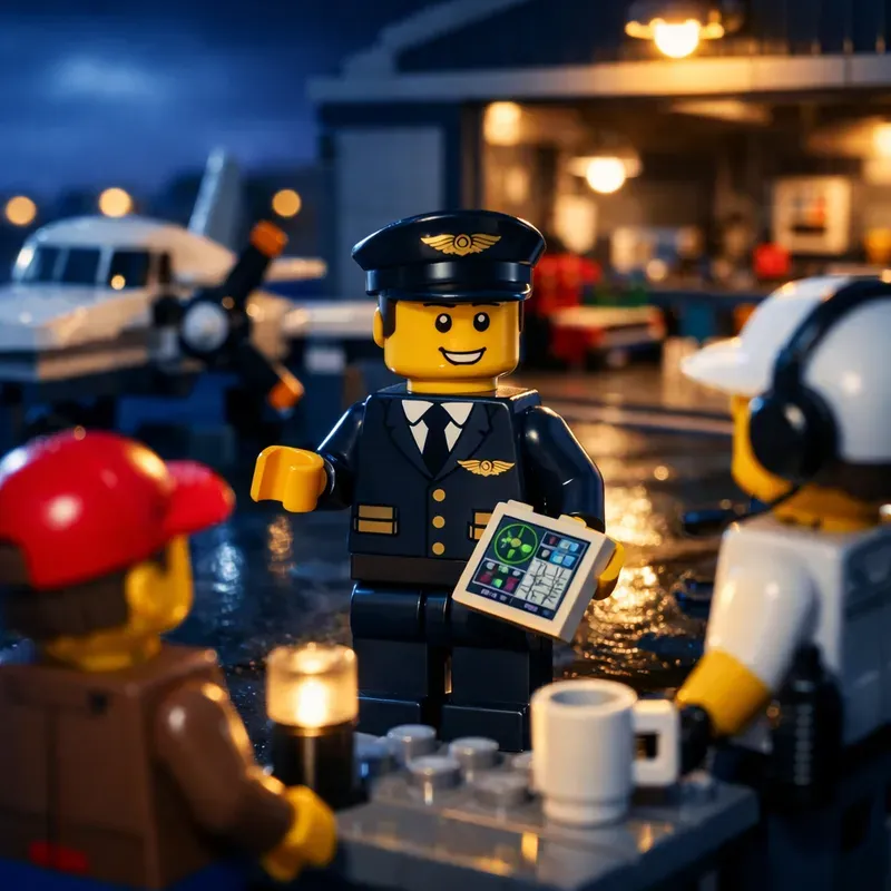 Lego Pilot Lifestyle Cinematic Scenes