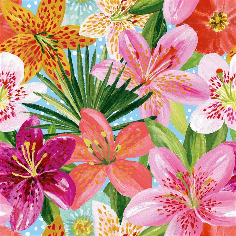 Summer Blooms Patterns