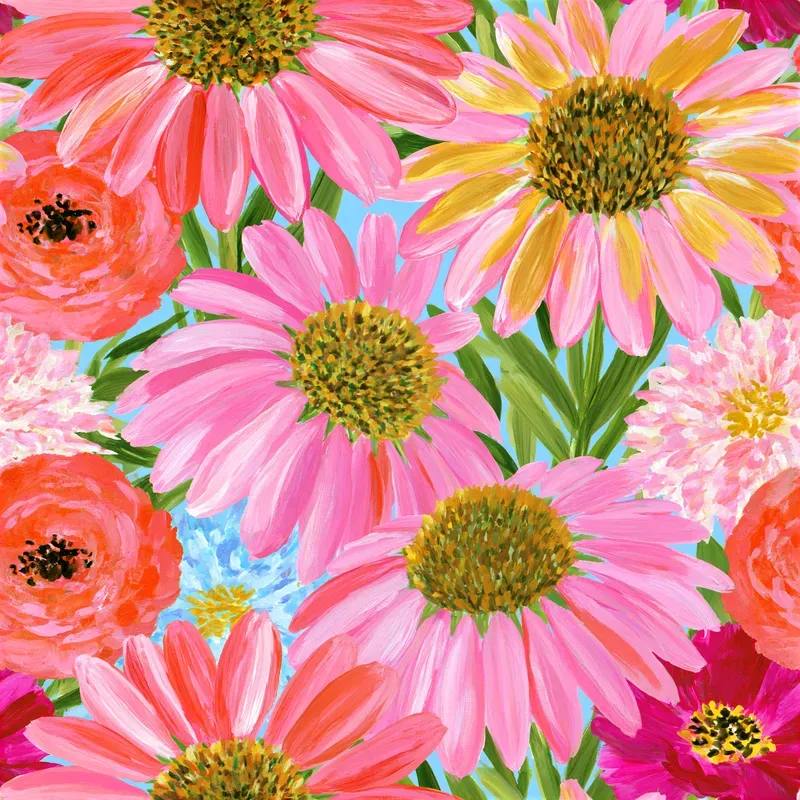Summer Blooms Patterns