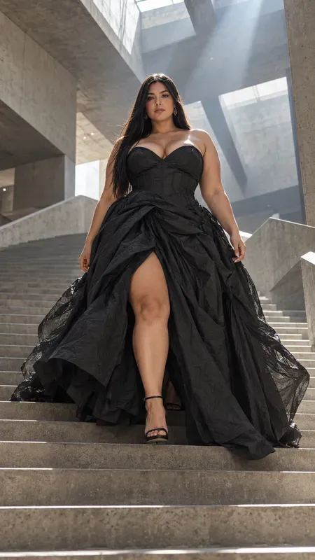 Hyperrealistic Plus Size Fashion Photos