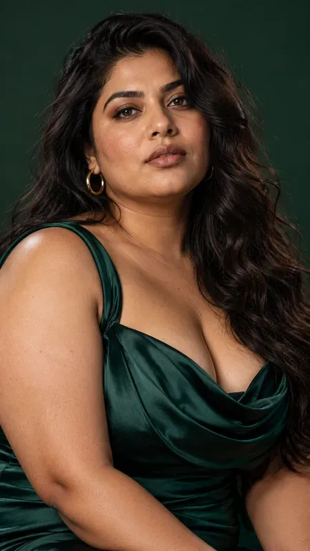 Hyperrealistic Plus Size Fashion Photos