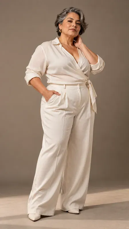 Hyperrealistic Plus Size Fashion Photos