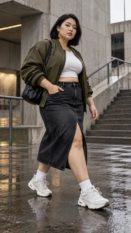 Hyperrealistic Plus Size Fashion Photos