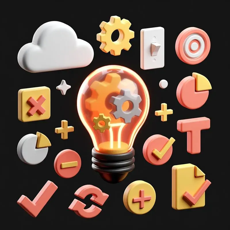 3D Claymorphism App Icons