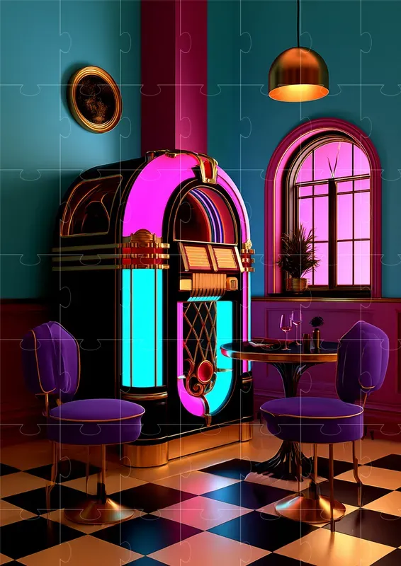 Retro Futurist Poster Art