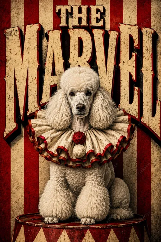 Vintage Circus Pet Poster Art