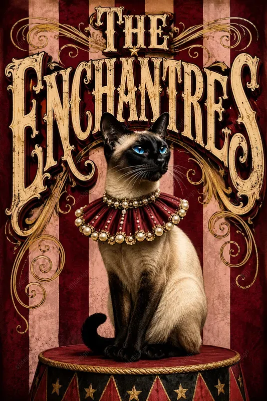 Vintage Circus Pet Poster Art