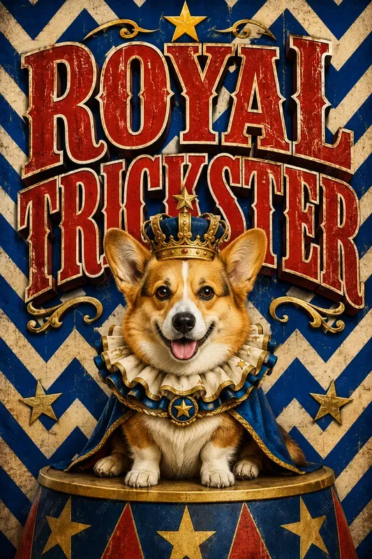 Vintage Circus Pet Poster Art