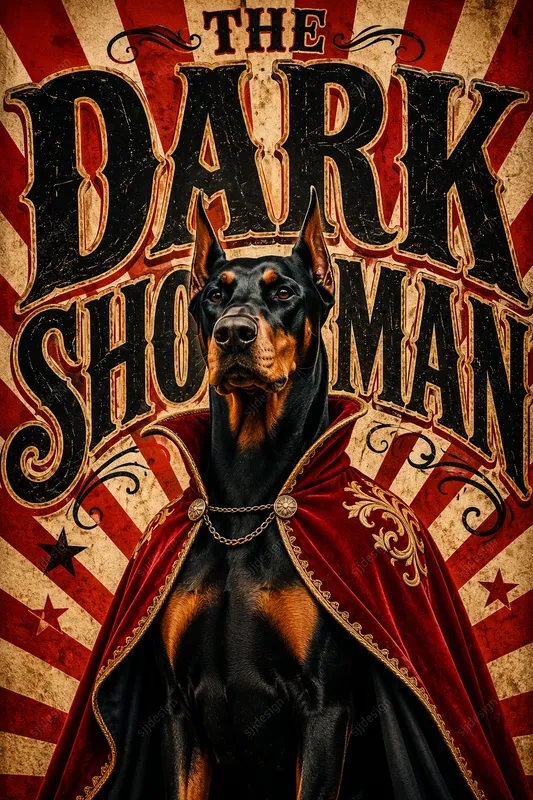 Vintage Circus Pet Poster Art