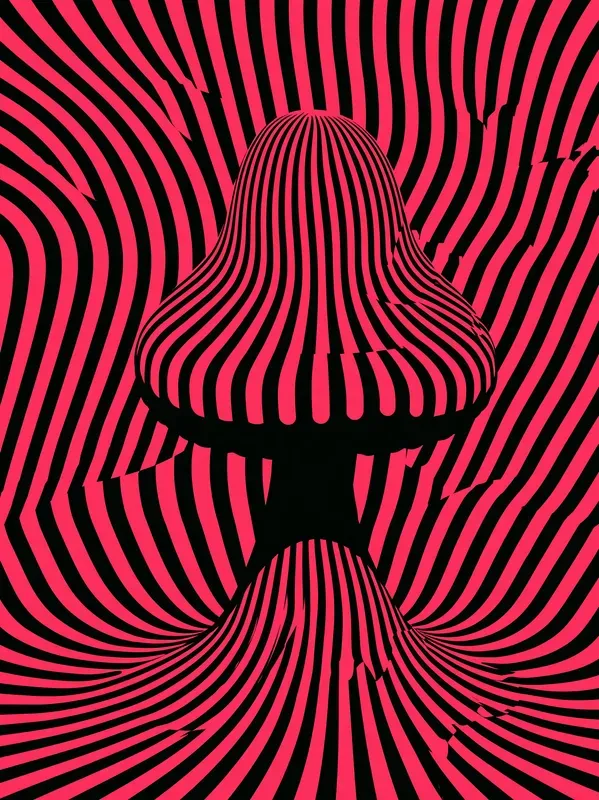 Psychedelic Op Art Poster Prints