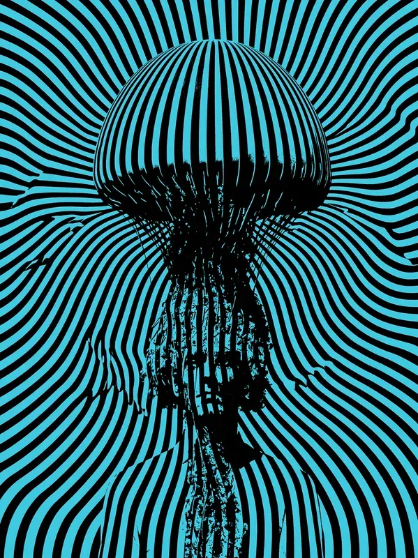 Psychedelic Op Art Poster Prints