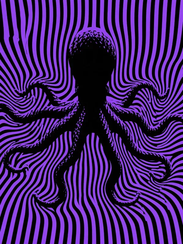 Psychedelic Op Art Poster Prints