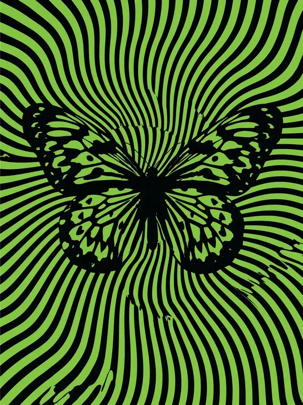 Psychedelic Op Art Poster Prints