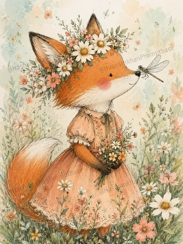 Whimsical Floral Friends Junk Journals