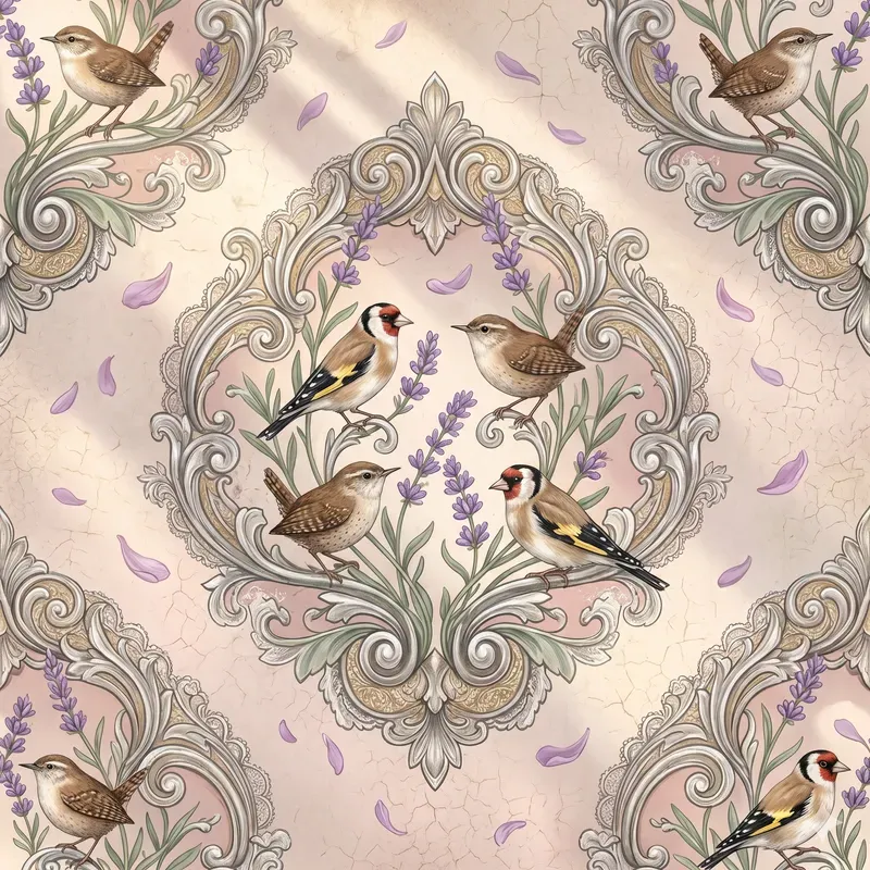 Romantic Victorian Seamless Patterns