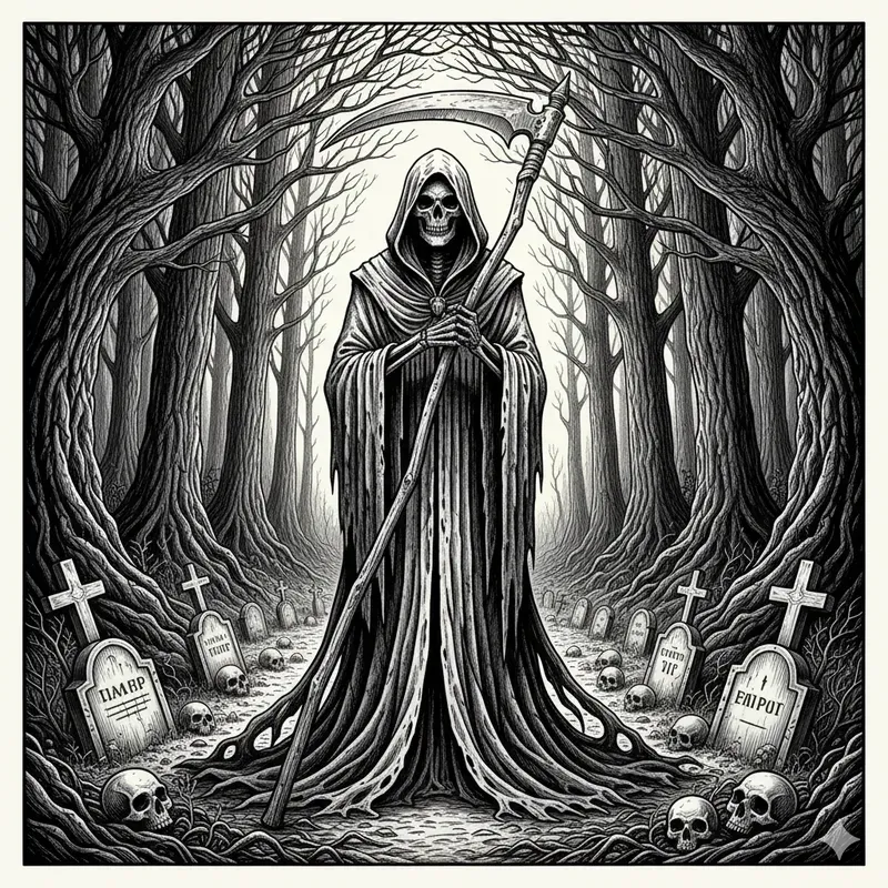 Gothic Memento Mori Pose Variations