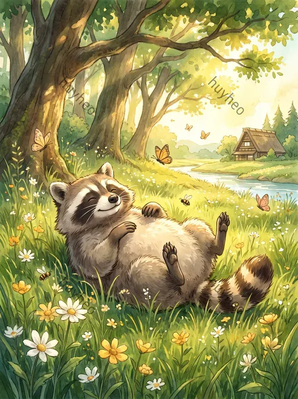 Ghibli Inspired Pastoral Anime Art