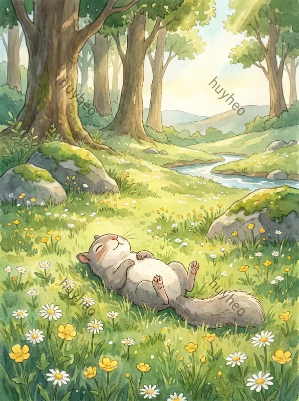 Ghibli Inspired Pastoral Anime Art