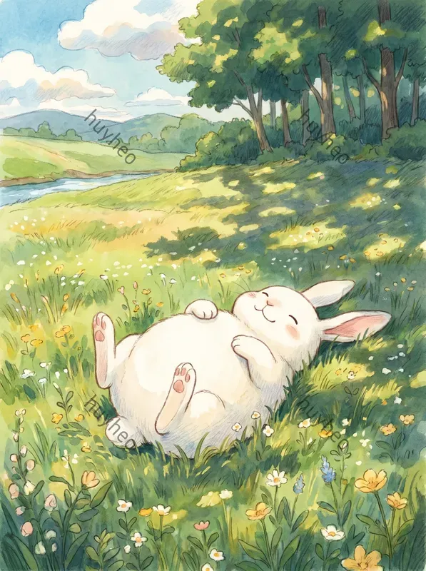 Ghibli Inspired Pastoral Anime Art