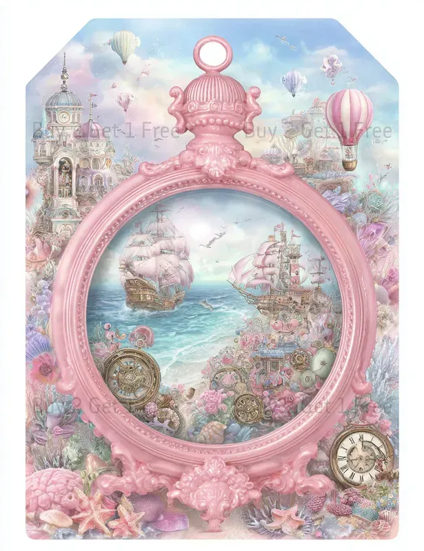 Seaside Steampunk Girl Product Tags