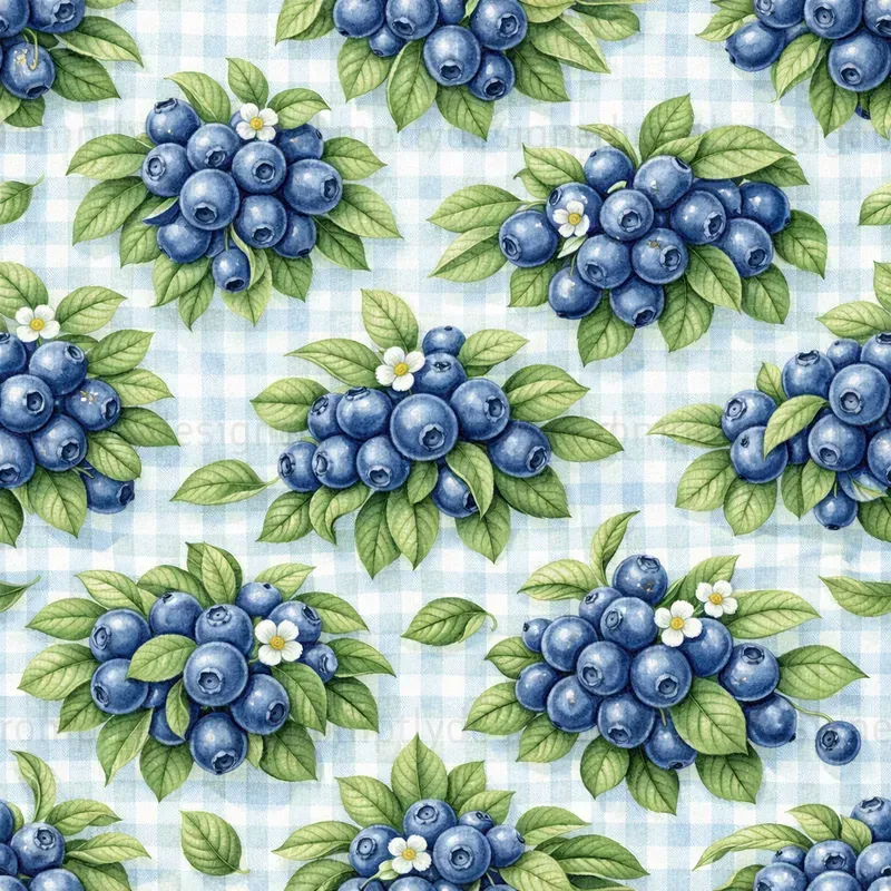 Farmhouse Gingham Seamless Patterns
