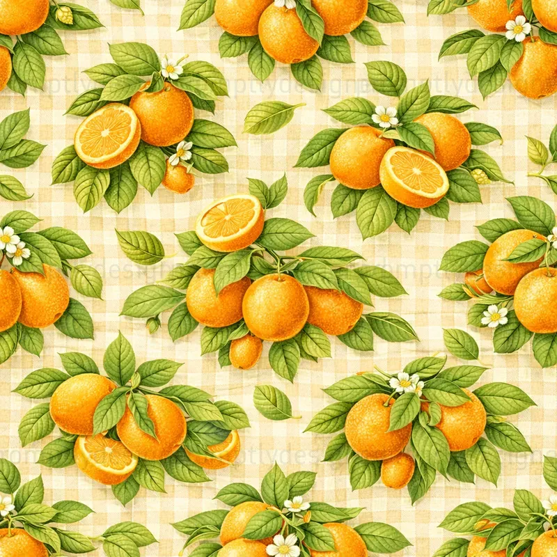 Farmhouse Gingham Seamless Patterns