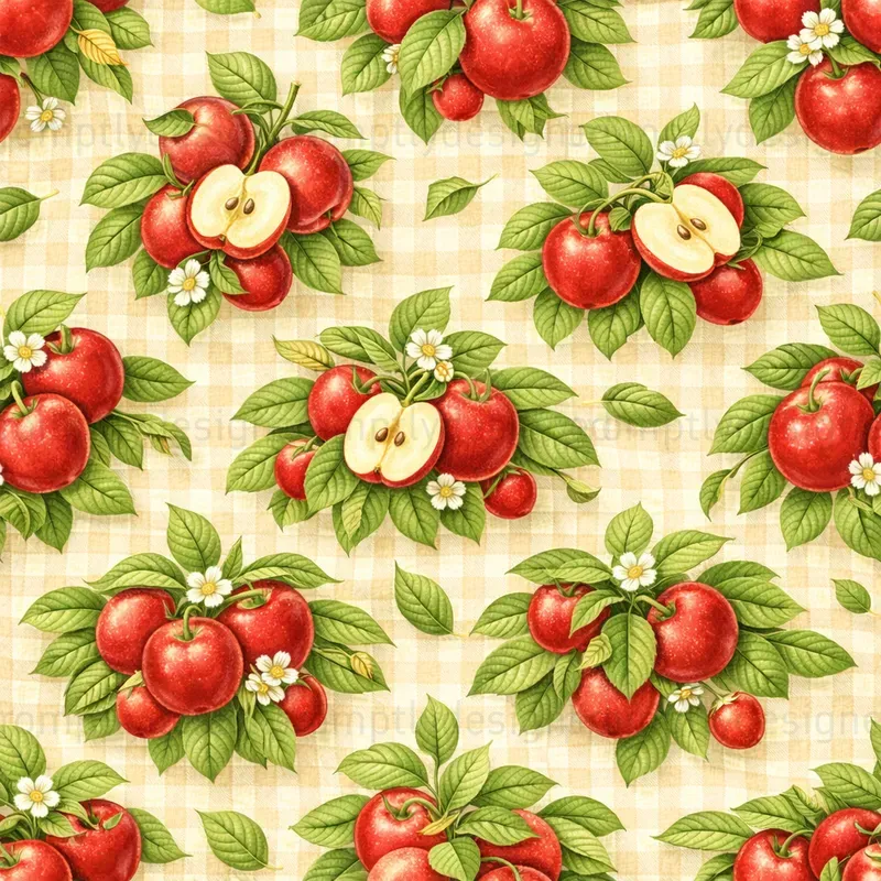 Farmhouse Gingham Seamless Patterns