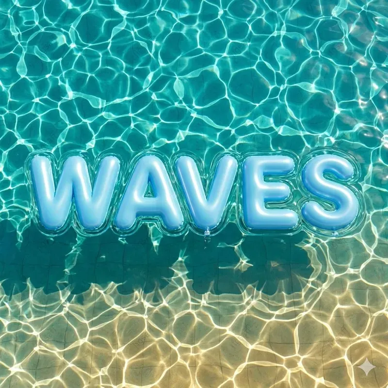 Summer Inflatable 3D Floating Typography