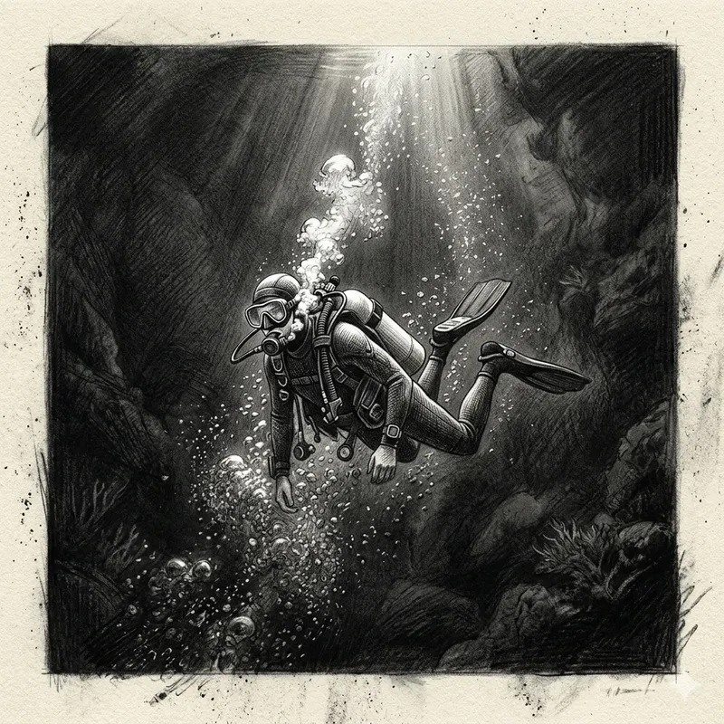 Dramatic Graphite Pencil Drawing Scenes