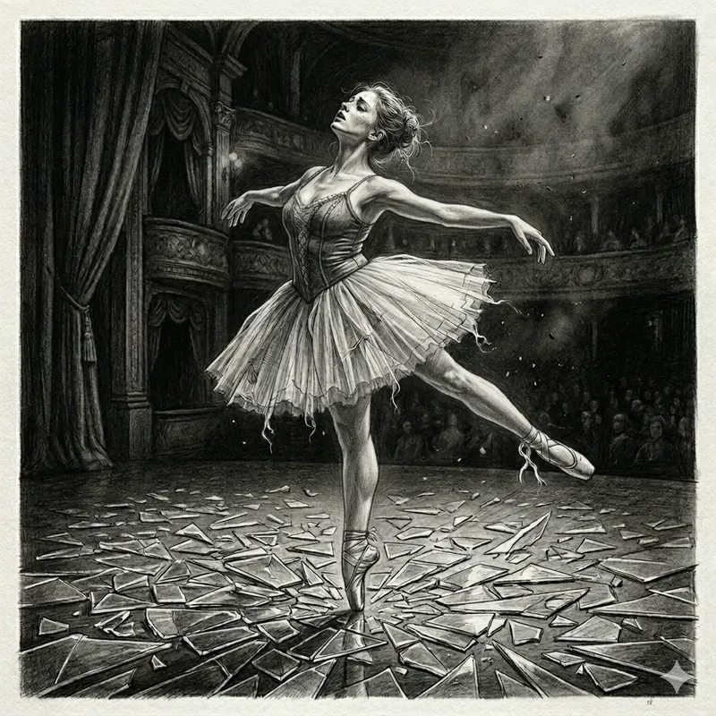 Dramatic Graphite Pencil Drawing Scenes