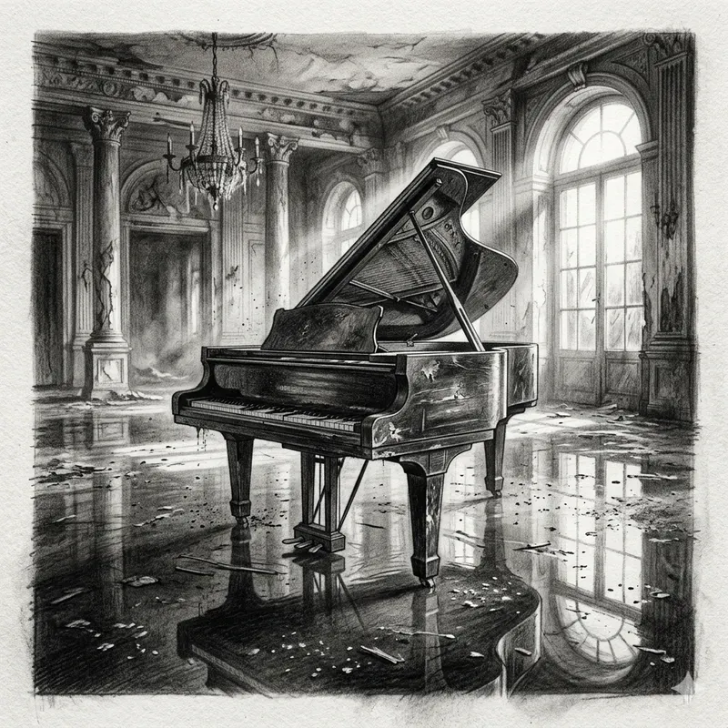 Dramatic Graphite Pencil Drawing Scenes
