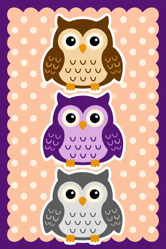 Retro Naive Vector Illustrations