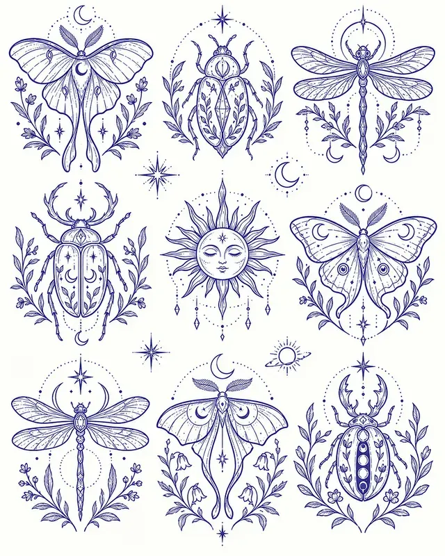 Folk Embroidery Transfer Sheets